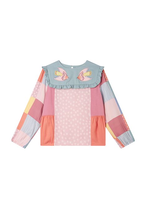 Camicia con uccellini STELLA MC CARTNEY KIDS | TX5A20 Z3078999MC